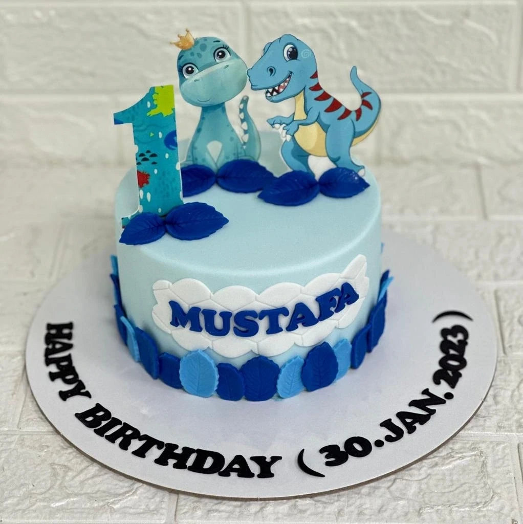 Dinosaur prints Cake